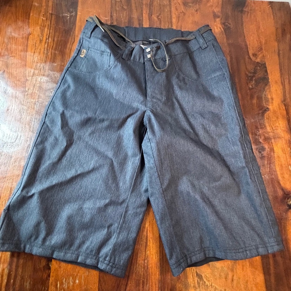 Royal Racing Mens Mountain Bike Shorts Gray Mesh Lined Baggy MTB Cargo Size M